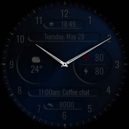 DADAM70B Analog Watch Face list_