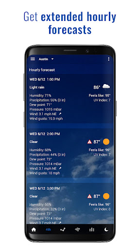 Transparent clock and weather list_5