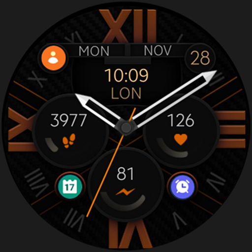 Dream 43 analog watch face