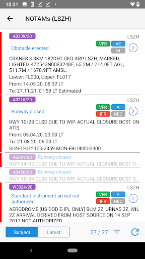 AeroWeather list_5