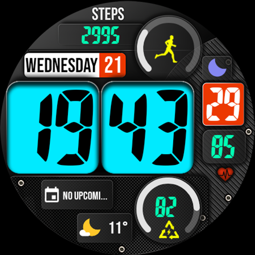 Digital watch face MB356 list_22