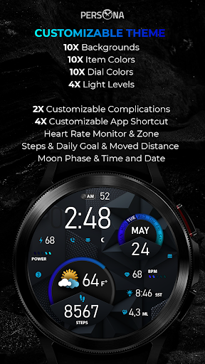 Sport Watch Face PER015 Luna list_2