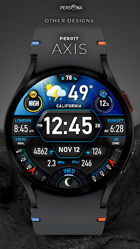 Sport Watch Face PER015 Luna list_6