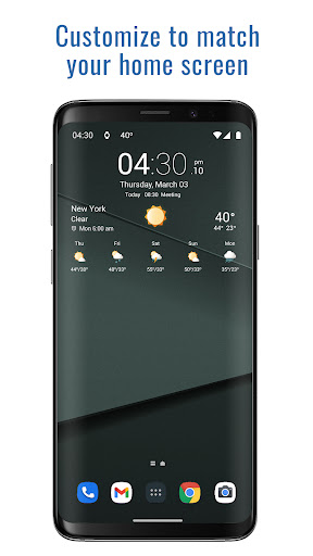 Transparent clock weather Pro list_2