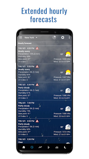 Transparent clock weather Pro list_5