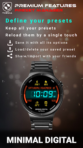 Minimal Digital Watch Face list_5