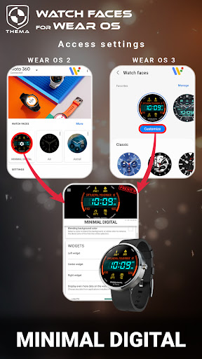 Minimal Digital Watch Face list_7