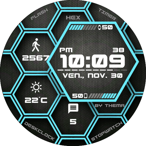 Hex Watch Face