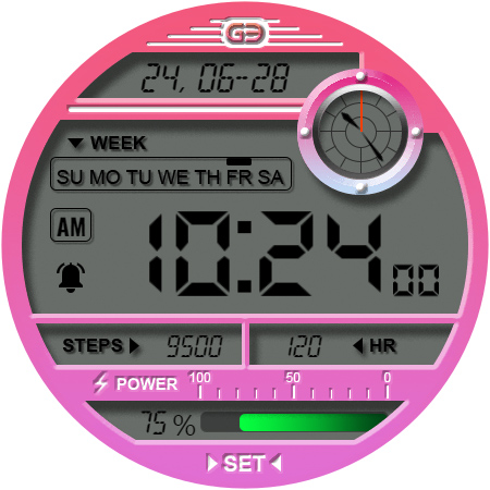 GYD003 | Digital watchface list_22