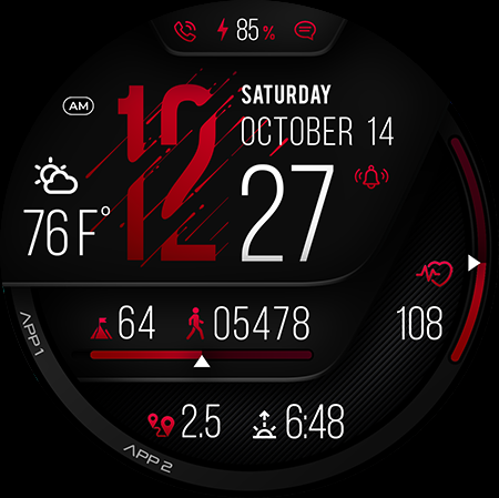 Sport Watch Face PER004 Nova list_33