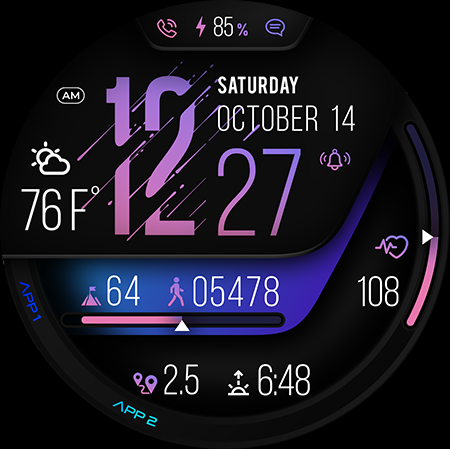 Sport Watch Face PER004 Nova list_35