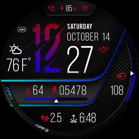 Sport Watch Face PER004 Nova list_34