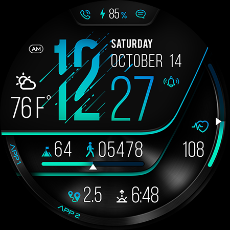 Sport Watch Face PER004 Nova list_36