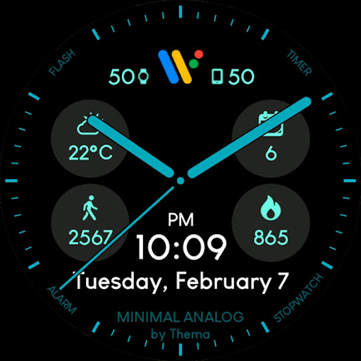 Minimal Analog Watch Face list_14