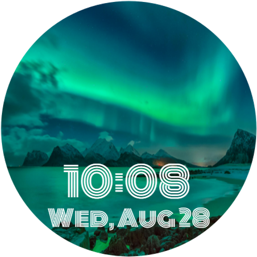 Aurora Borealis Watch Face