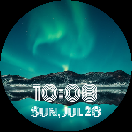 Aurora Borealis Watch Face list_9