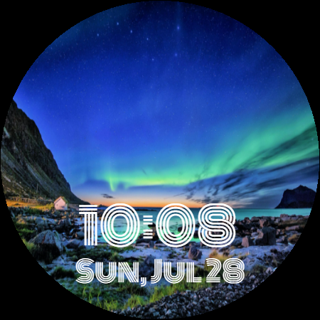 Aurora Borealis Watch Face list_10