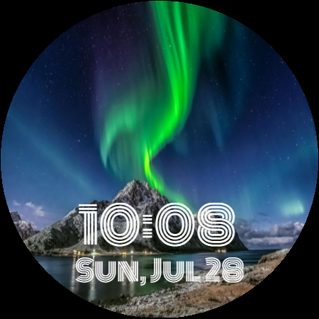 Aurora Borealis Watch Face list_13