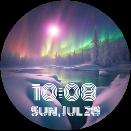 Aurora Borealis Watch Face list_16