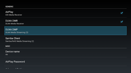AirReceiver AirPlay Cast DLNA list_7
