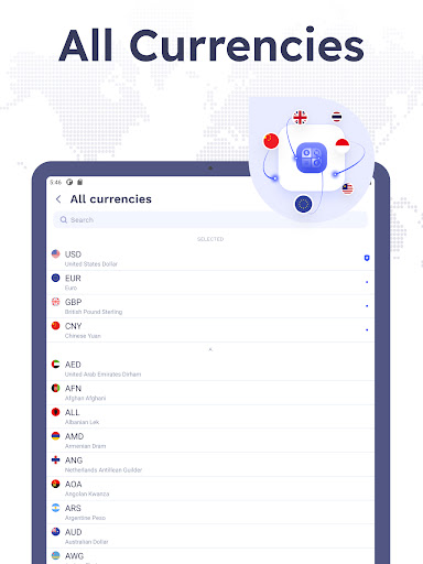 Currency Converter: FX Rates list_9