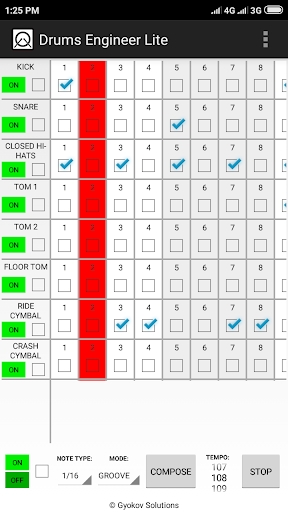 Drums Engineer Lite list_2