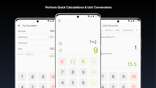 All-in-one Calculator Launcher list_