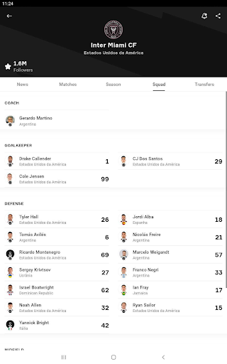 OneFootball - Soccer Scores list_