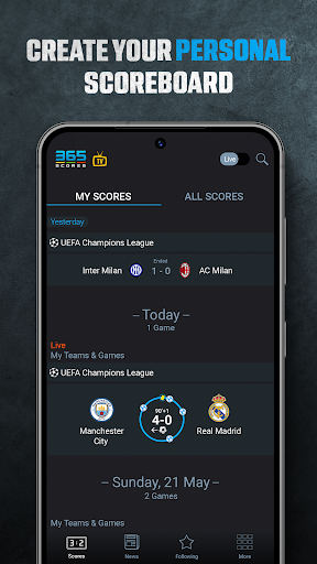 365Scores: Live Scores & News list_2